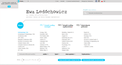 Desktop Screenshot of ledochowicz.com