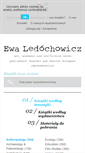 Mobile Screenshot of ledochowicz.com