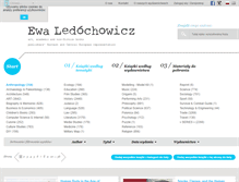 Tablet Screenshot of ledochowicz.com